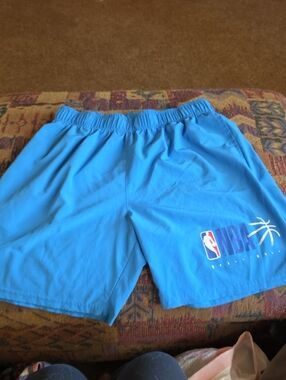 NBA Bright Blue Athletic Basketball Shorts